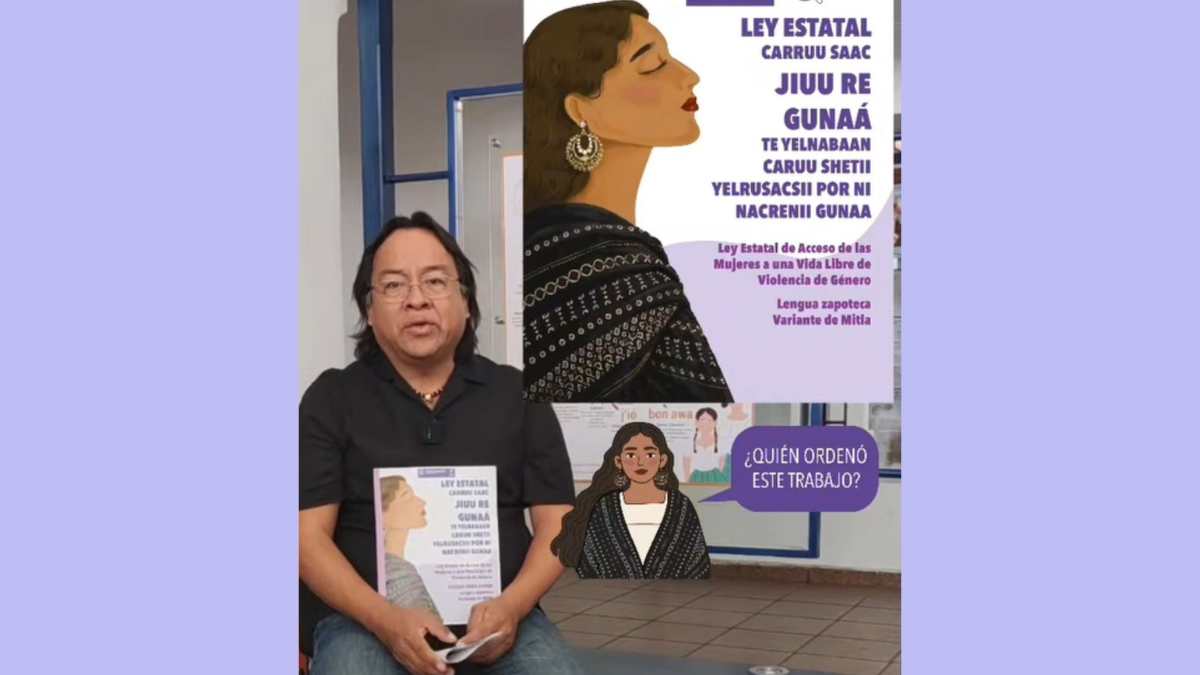 Oaxaca pionera: traducen al zapoteco la ley de acceso a la justicia para mujeres por orden de la SCJN