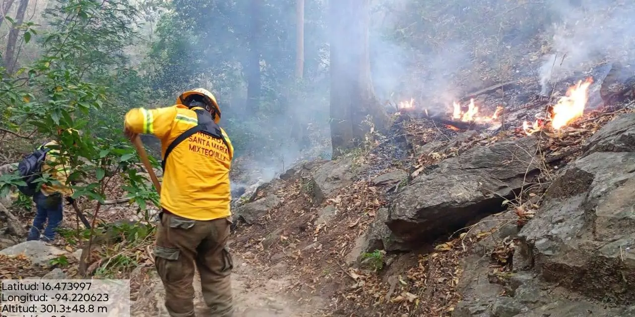 Más de 500 hectáreas en llamas: incendios forestales activos en Pinotepa Nacional y San Miguel Chimalapa