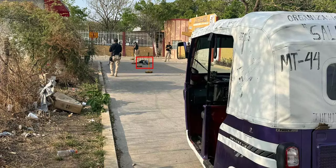 Sicarios entran a un kínder en Juchitán y matan a «El Xolo» frente a su familia