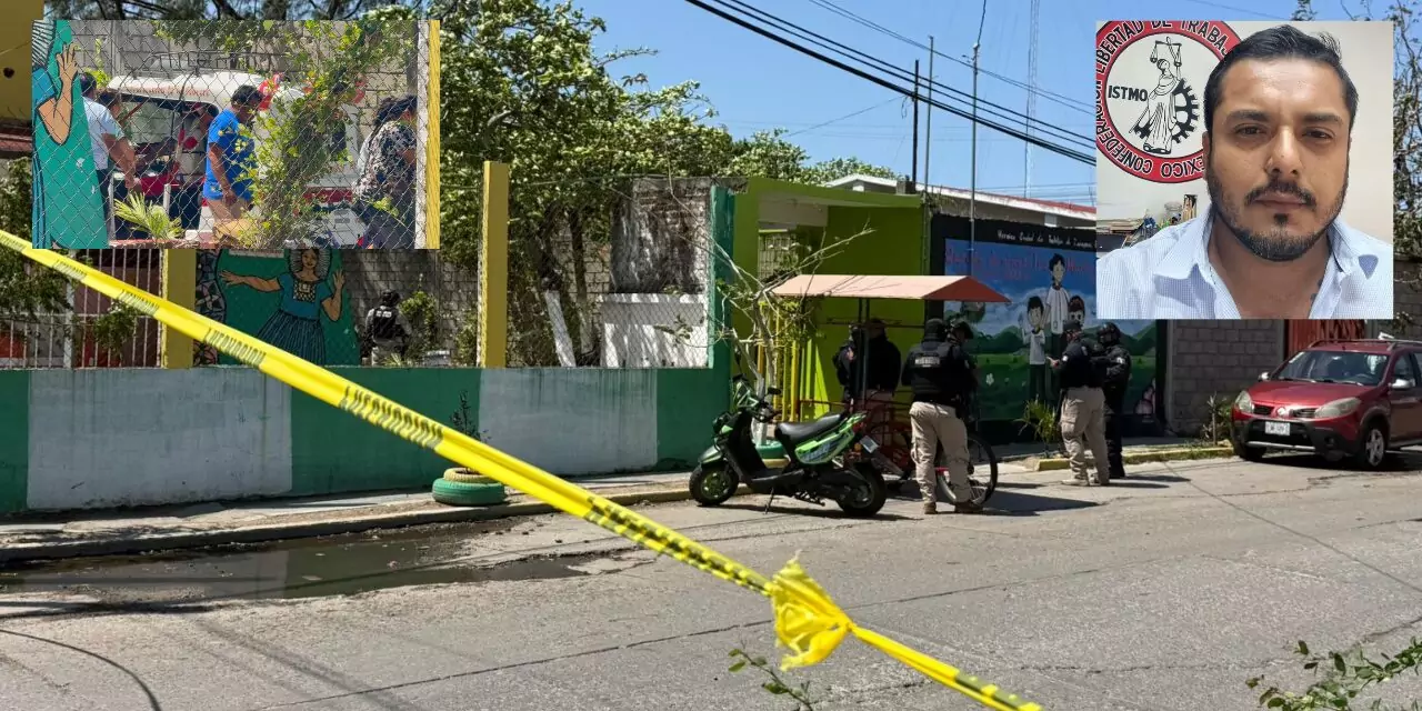 Acribillan a líder de mototaxistas frente a un preescolar en Juchitán