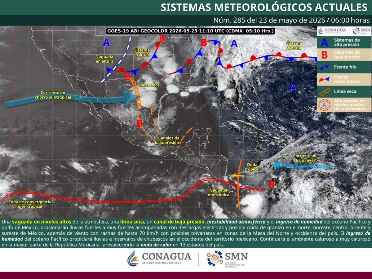 Onda tropical azota Oaxaca: lluvias, tormentas y calor que no da tregua