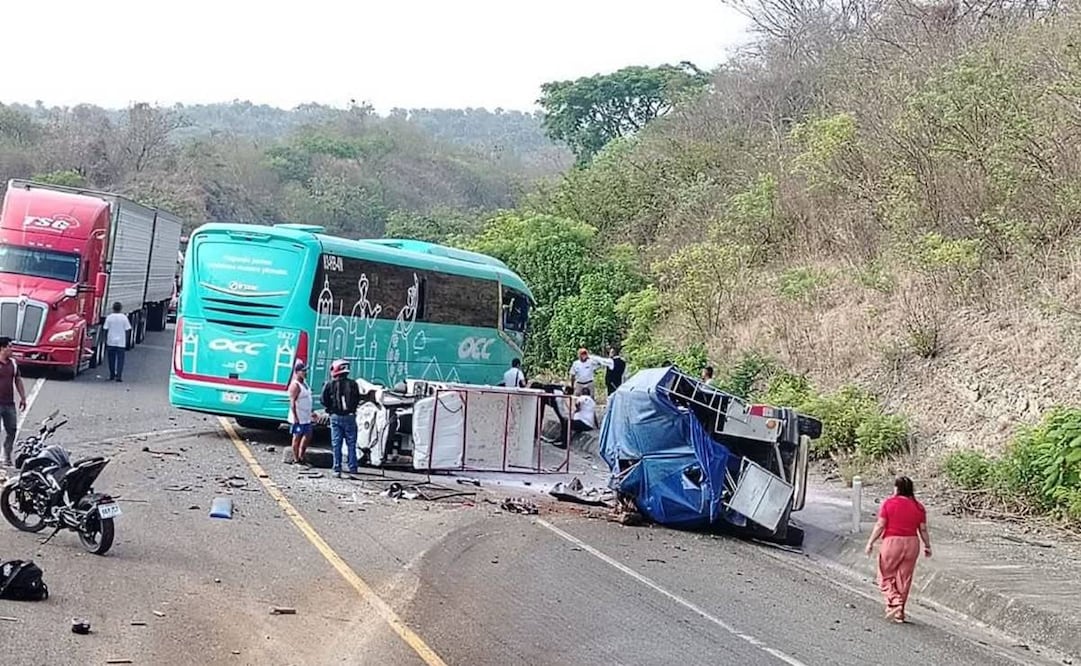 Seis muertos en choque sobre la Transísmica