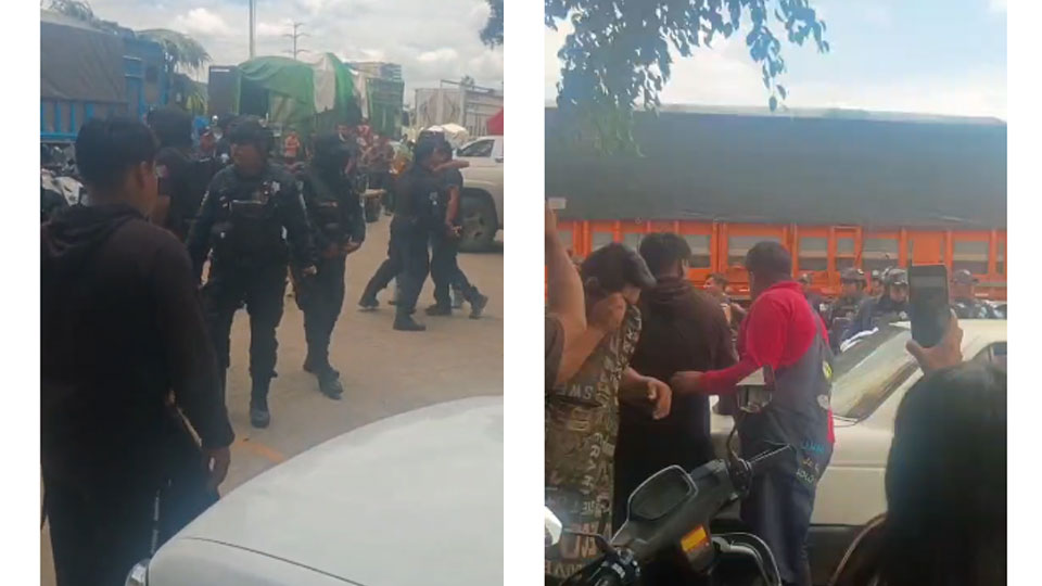 Enfrentamiento en la Central de Abasto deja tres policías heridos y cuatro detenidos