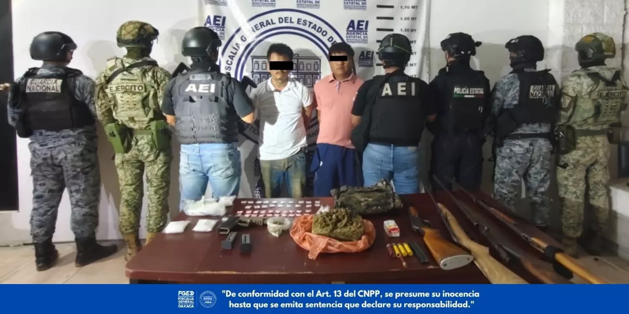 Fusiles y cristal en la Costa: el impresionante arsenal decomisado en San Pedro Atoyac
