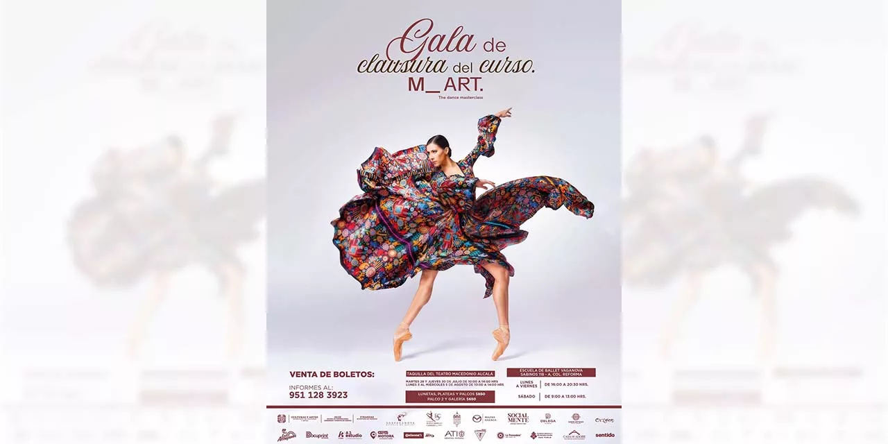 El Macedonio Alcalá se viste de gala: Elisa Carrillo cierra la Masterclass de Danza en Oaxaca